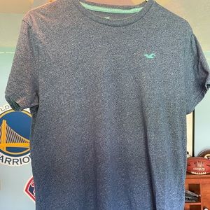 hollister blue short sleeve